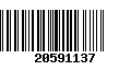 Código de Barras 20591137