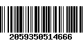 Código de Barras 2059350514666