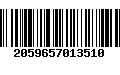 Código de Barras 2059657013510