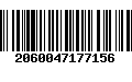 Código de Barras 2060047177156