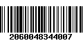 Código de Barras 2060048344007