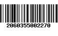 Código de Barras 2060355002270