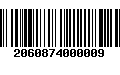 Código de Barras 2060874000009