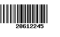 Código de Barras 20612245