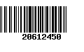 Código de Barras 20612450