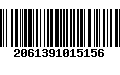 Código de Barras 2061391015156