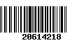 Código de Barras 20614218