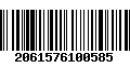 Código de Barras 2061576100585