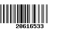 Código de Barras 20616533