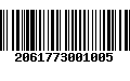 Código de Barras 2061773001005