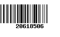 Código de Barras 20618506