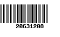 Código de Barras 20631208