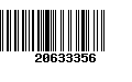 Código de Barras 20633356