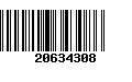 Código de Barras 20634308