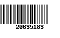 Código de Barras 20635183