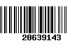 Código de Barras 20639143