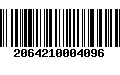 Código de Barras 2064210004096