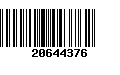 Código de Barras 20644376