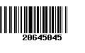 Código de Barras 20645045