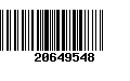 Código de Barras 20649548