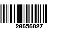 Código de Barras 20656027