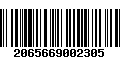 Código de Barras 2065669002305