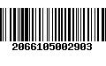 Código de Barras 2066105002903