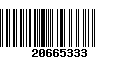 Código de Barras 20665333