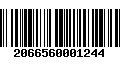 Código de Barras 2066560001244