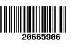 Código de Barras 20665906