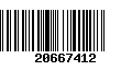 Código de Barras 20667412