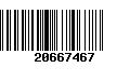 Código de Barras 20667467