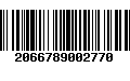 Código de Barras 2066789002770