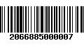 Código de Barras 2066885000007