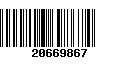 Código de Barras 20669867