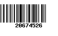 Código de Barras 20674526