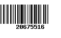 Código de Barras 20675516