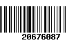 Código de Barras 20676087