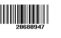 Código de Barras 20680947