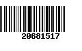 Código de Barras 20681517