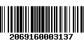 Código de Barras 2069160003137