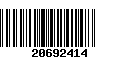 Código de Barras 20692414