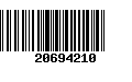 Código de Barras 20694210