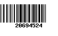 Código de Barras 20694524