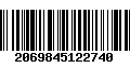 Código de Barras 2069845122740