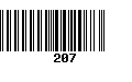 Código de Barras 207