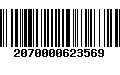 Código de Barras 2070000623569