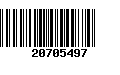 Código de Barras 20705497