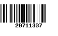 Código de Barras 20711337