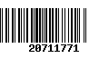 Código de Barras 20711771